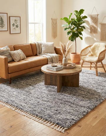 Gray Athena Shag Rug