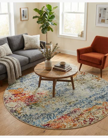 5' 5 x 5' 5 Santiago Round Rug