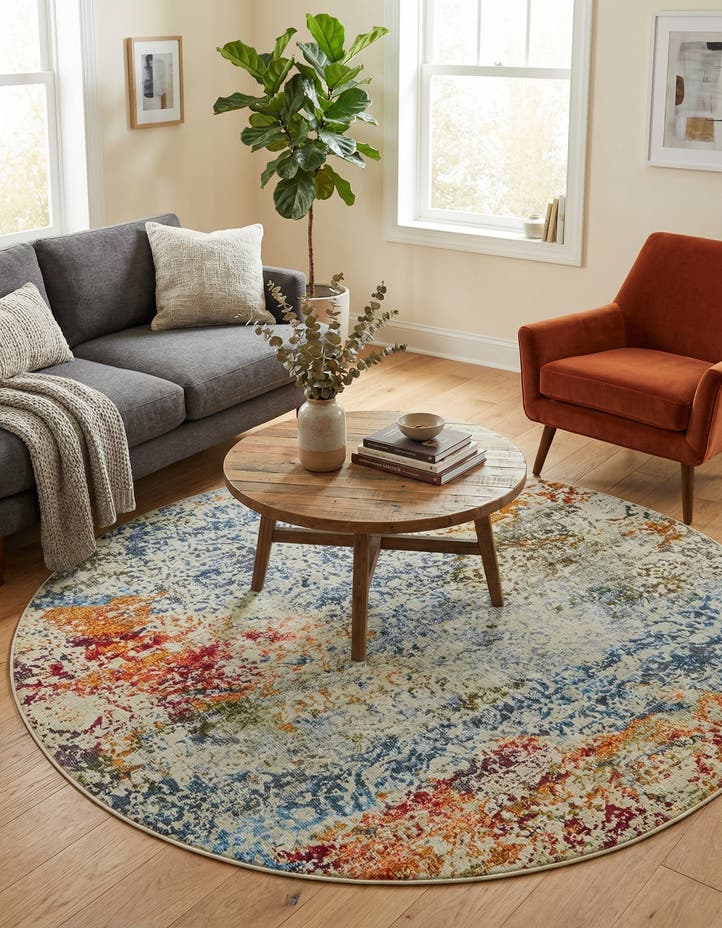5' 5 x 5' 5 Santiago Round Rug