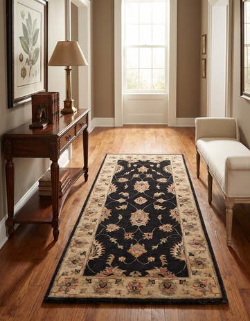 2' 1 x 4' 5 Hand Knotted Ziegler Runner Rug