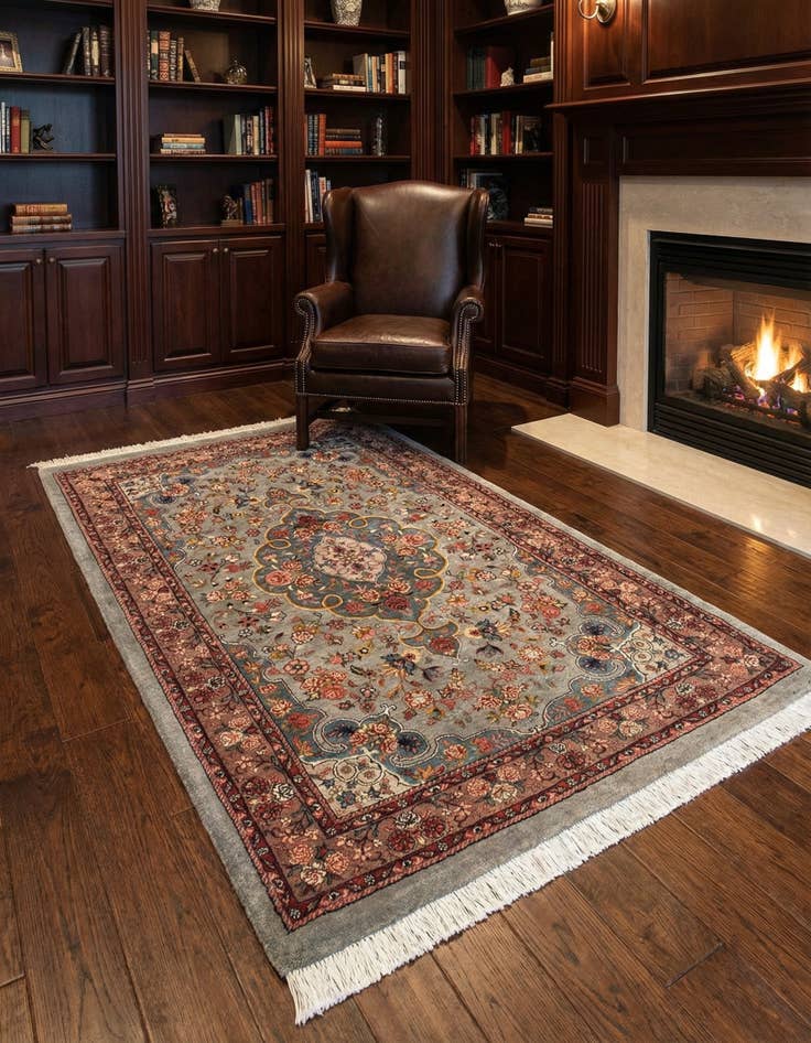 Detail image of 3' 7 x 5' 7 Bidjar Wool Rug