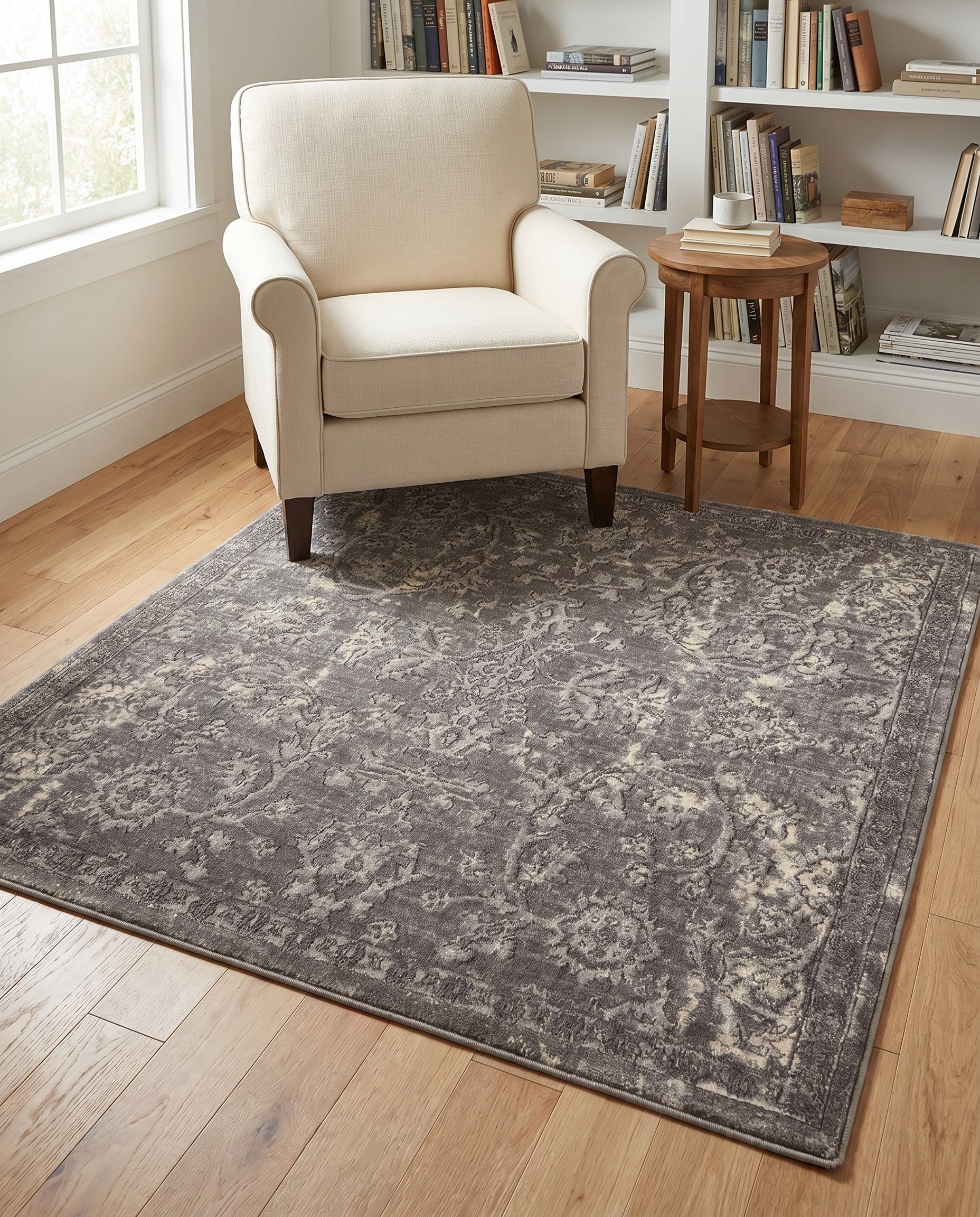 Gray Oregon Square Rug
