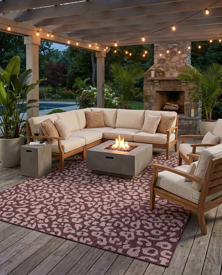 10' x 14' Easy-Clean Safari Indoor / Outdoor Rug