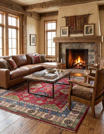 8' 1 x 9' Hand Knotted Kazak Rug