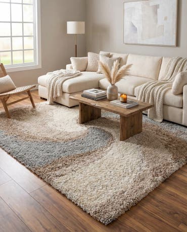  7' 10 x 11' Soft Touch Shag Rug