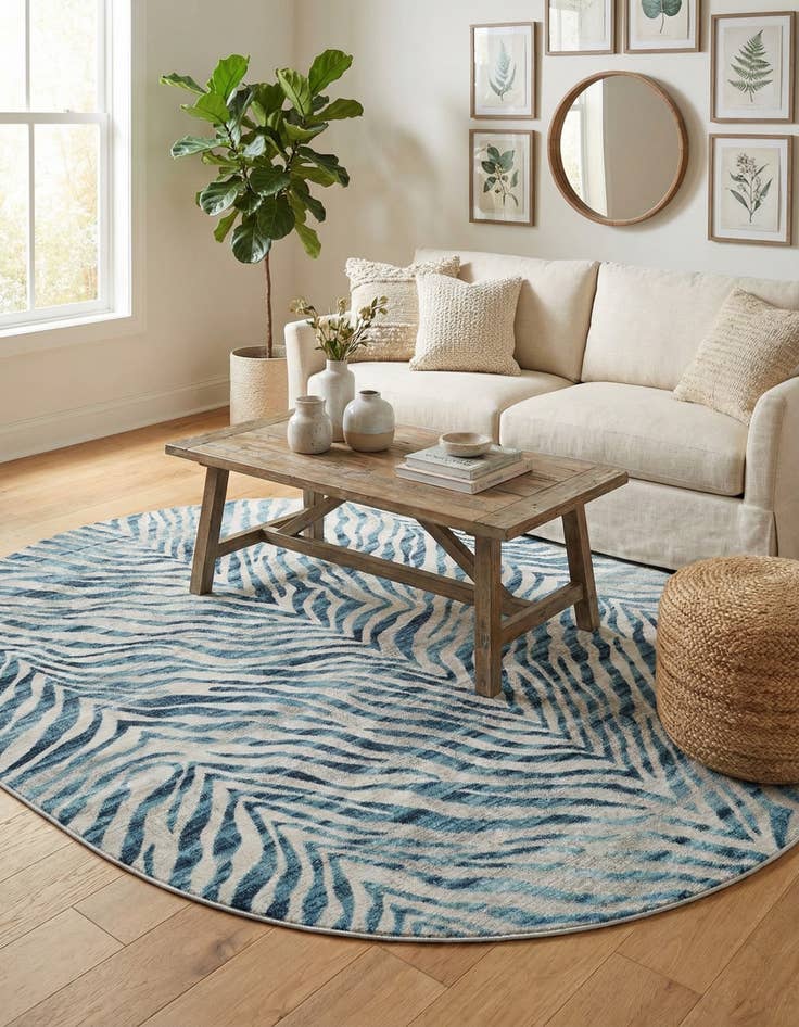 Detail image of 7' 10 x 10' Finsbury Oval Rug