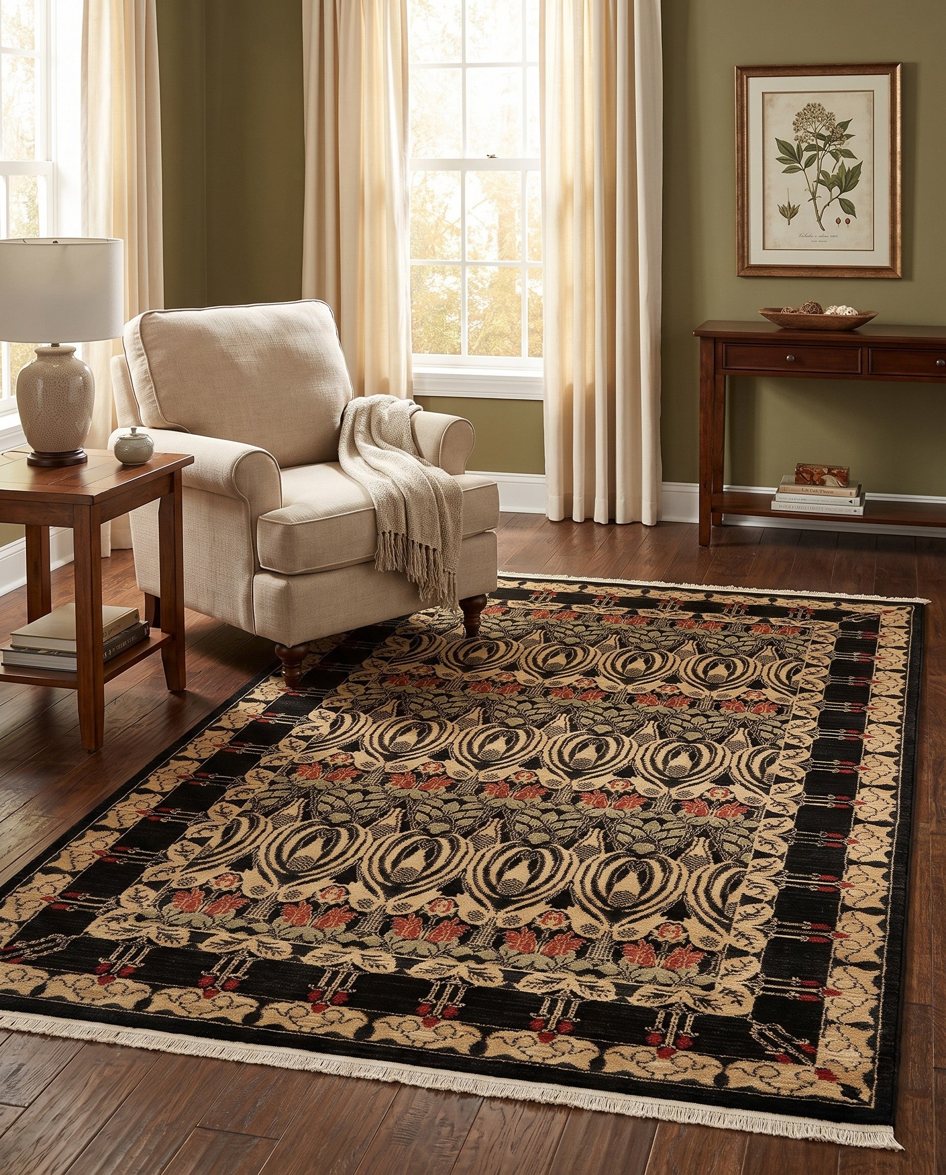Black Chelsea Rug