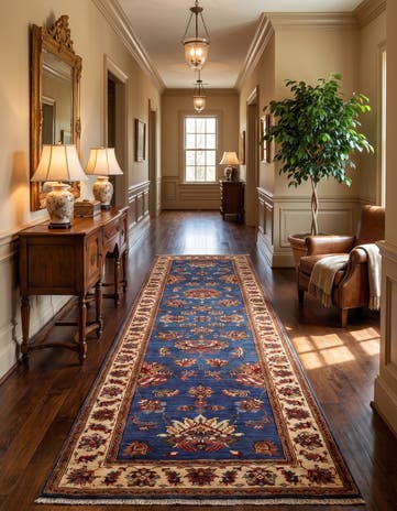 2' 8 x 10' 2 Hand Knotted Ariana Ziegler Runner Rug