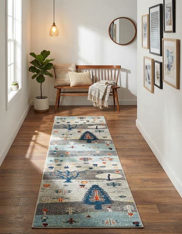 2' x 8' Washable Vivid Runner Rug