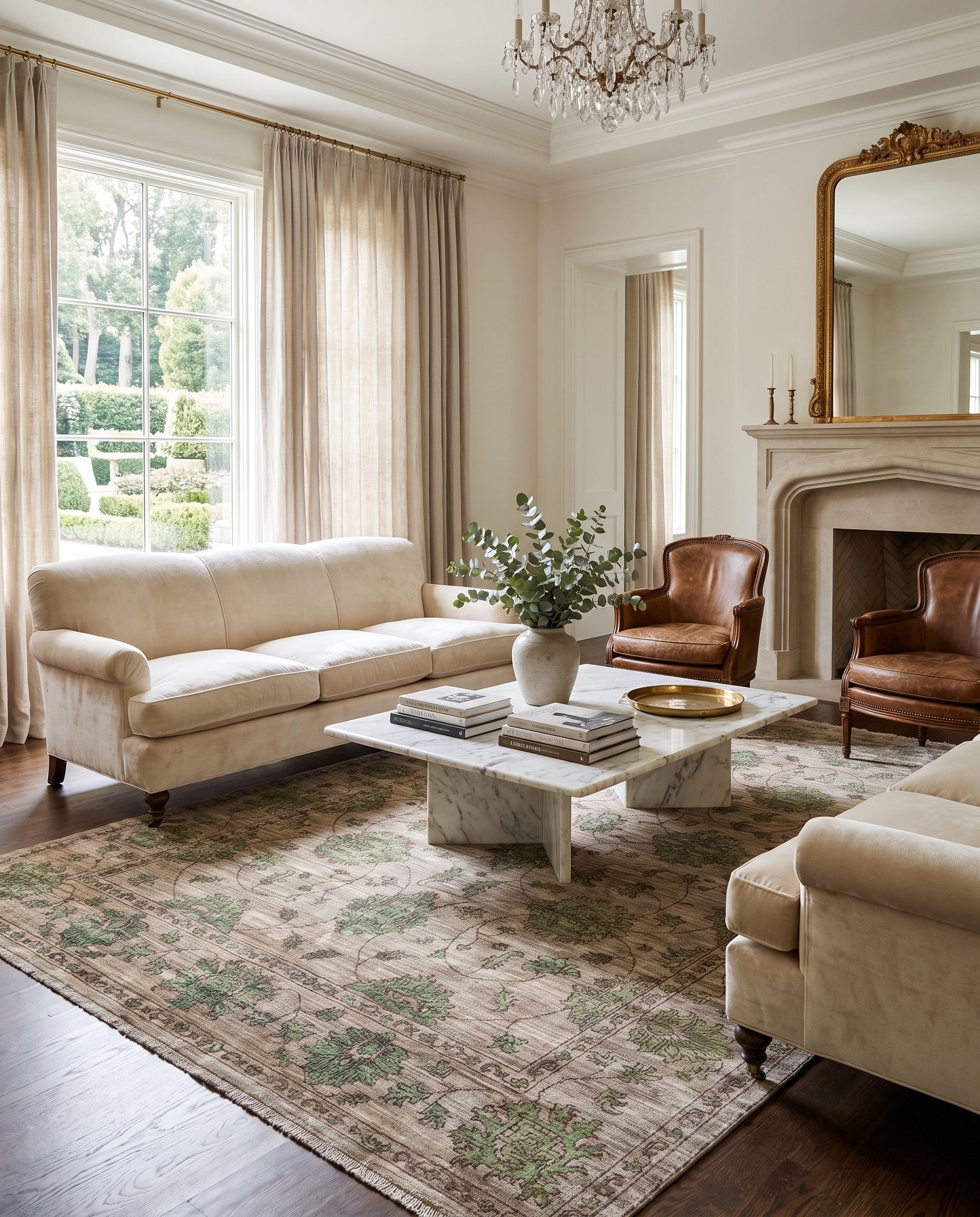 5' 11 x 8' 8 Hand Knotted Ariana Ziegler Rug