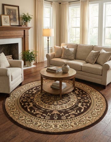 7' 10 x 7' 10 Chateau Round Rug