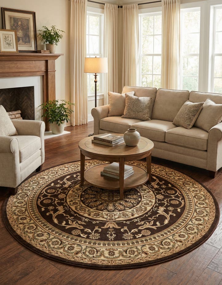 7' 10 x 7' 10 Chateau Round Rug