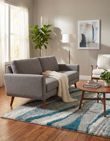 5' 3 x 8' Soft Touch Shag Rug