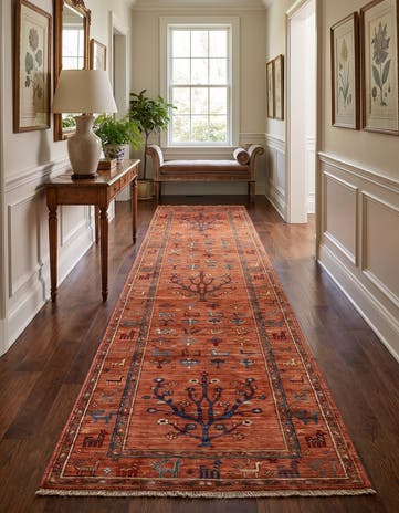 2' 9 x 10' 3 Hand Knotted Ariana Ziegler Runner Rug