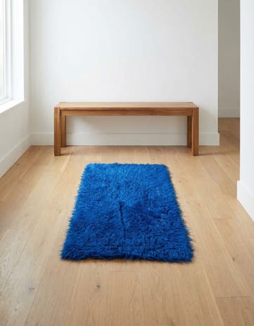 2' 3 x 4' 4 Hand Knotted Moroccan Wool Runner Rug
