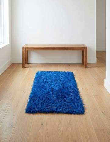 2' 3 x 4' 4 Hand Knotted Moroccan Wool Runner Rug