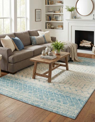 10' 8 x 14' Moroccan Trellis Rug