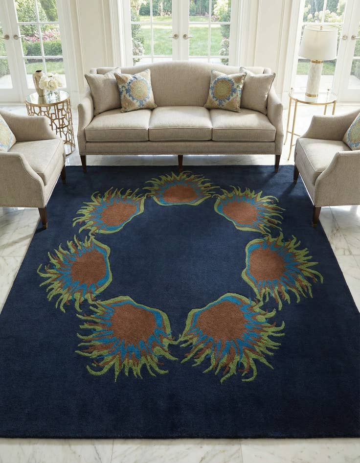 Detail image of 7' 6 x 7' 6 Luna Square Rug