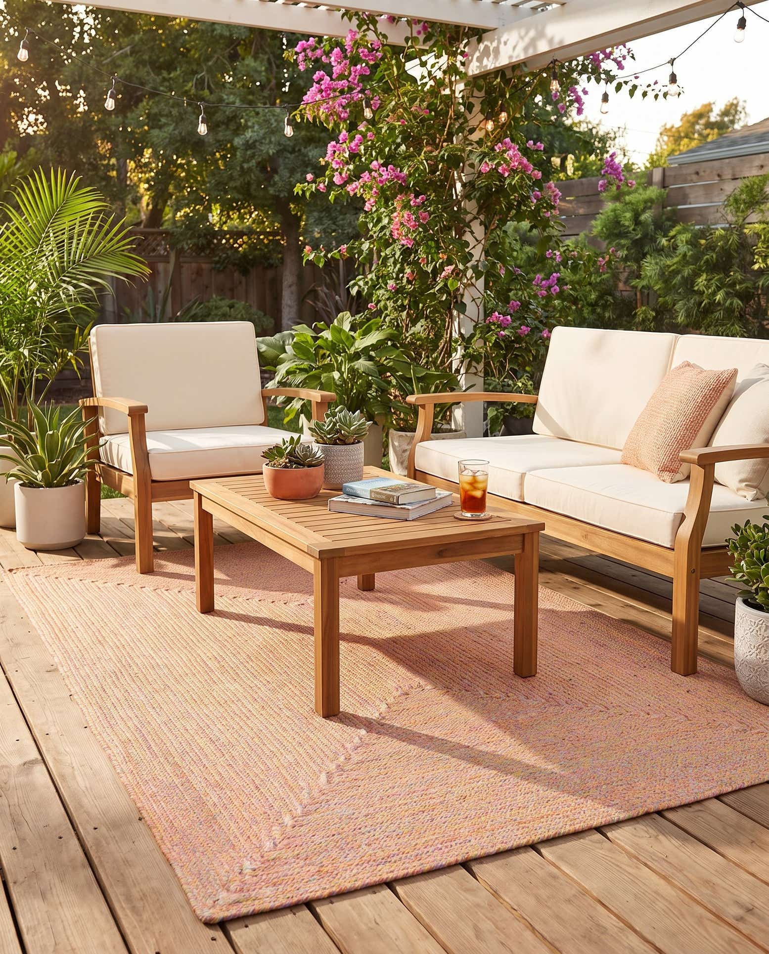 4' 1 x 6' 1 Hand Braided Eco Verse Washable Indoor / Outdoor Rug