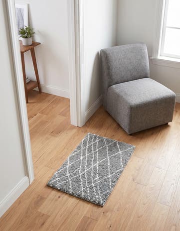 Cloud Gray Soft Touch Shag Rug
