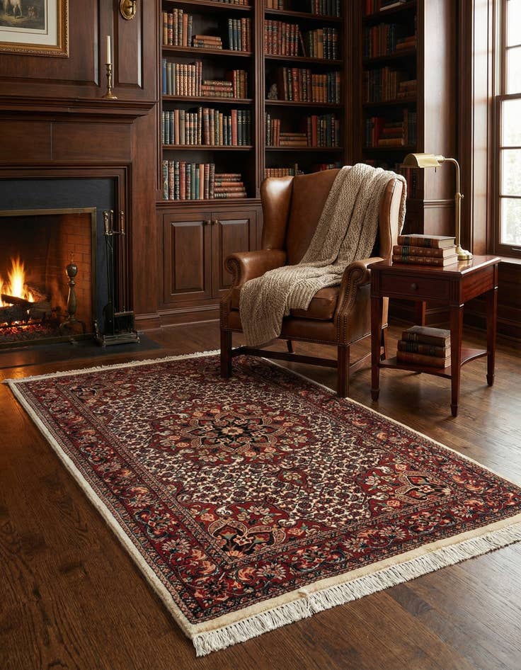 Detail image of 3' x 5' 1 Bidjar Wool Rug