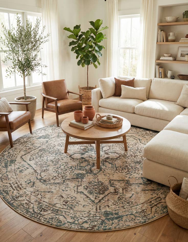 Detail image of 10' x 10' Sahara Round Rug