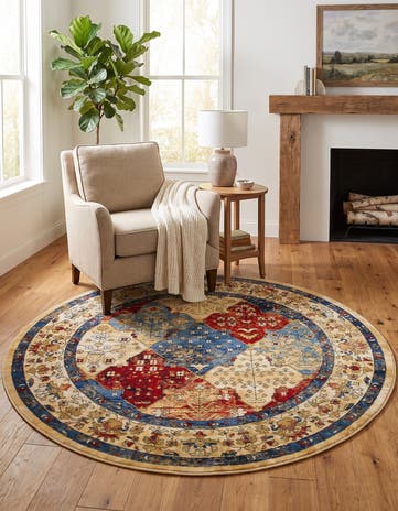Kennedy Round Rug