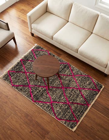 3' 3 x 5' 3 Hand Knotted Moroccan Wool Rug