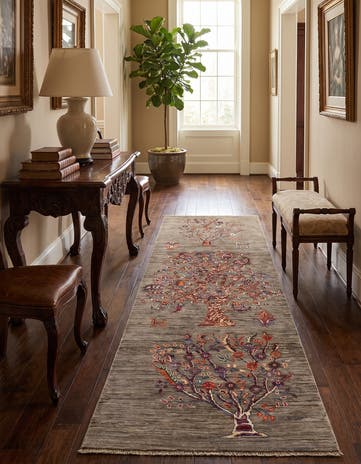2' 9 x 7' 11 Hand Knotted Ariana Ziegler Runner Rug