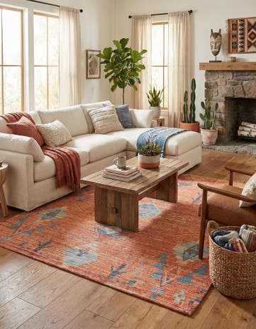 7' 10 x 10' Hand Woven Chenille Jute Rug