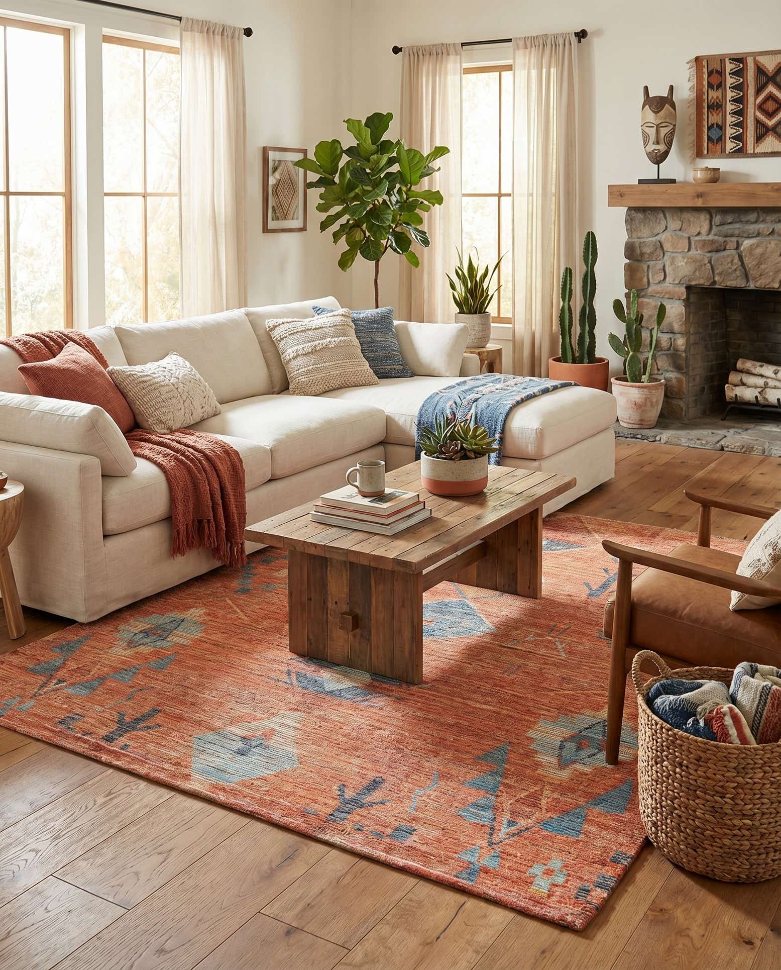 7' 10 x 10' Hand Woven Chenille Jute Rug