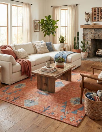 7' 10 x 10' Hand Woven Chenille Jute Rug