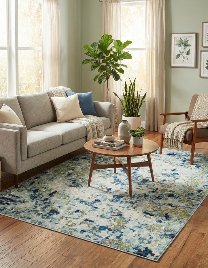 5' x 8' Washable Theia Rug
