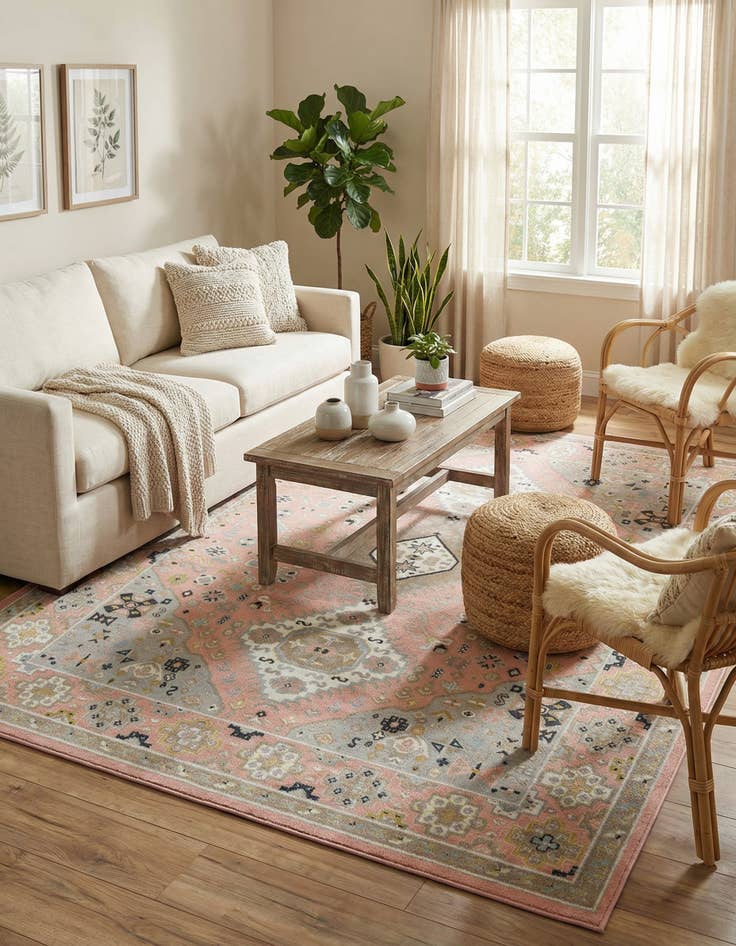 Detail image of 7' 10 x 10' Kamala Washable Rug