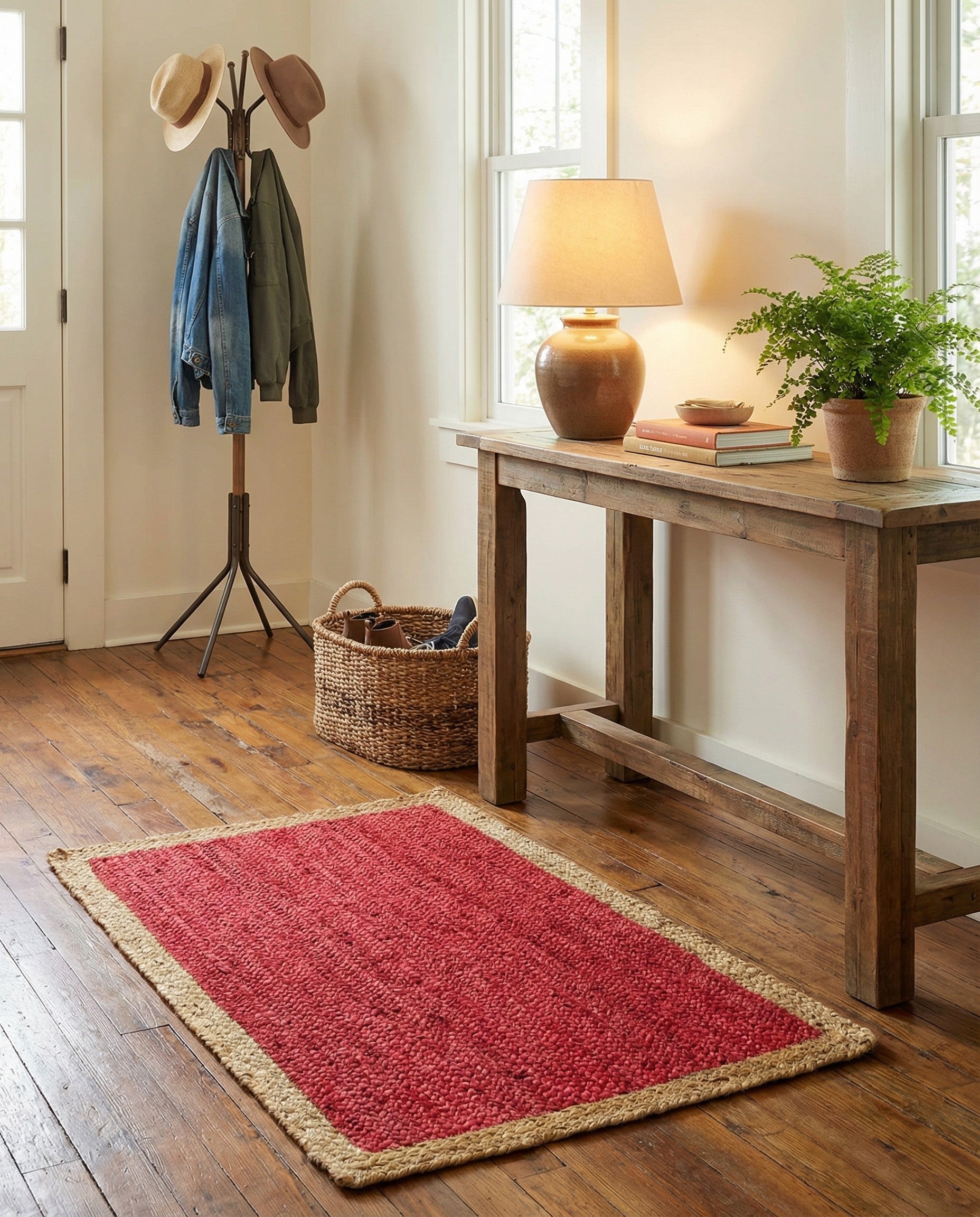 2' 2 x 3' 1 Handmade Braided Jute Rug