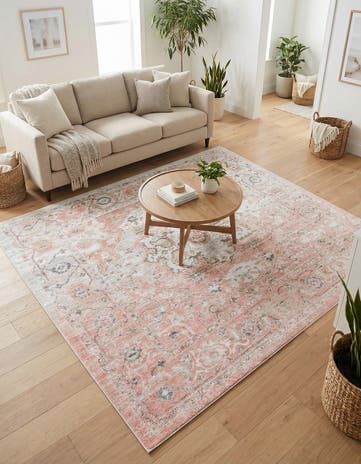7' x 7' Madeline Vintage Square Rug