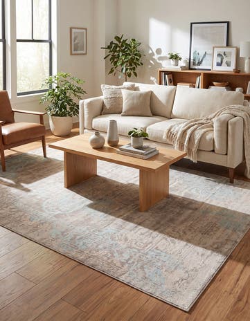 Dark Gray Victoria Rug
