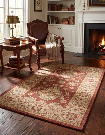 2' 8 x 3' 10 Hand Knotted Ziegler Rug