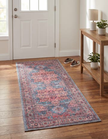 2' x 4' Washable Maahru Runner Rug