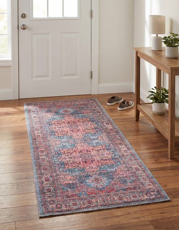2' x 4' Washable Maahru Runner Rug
