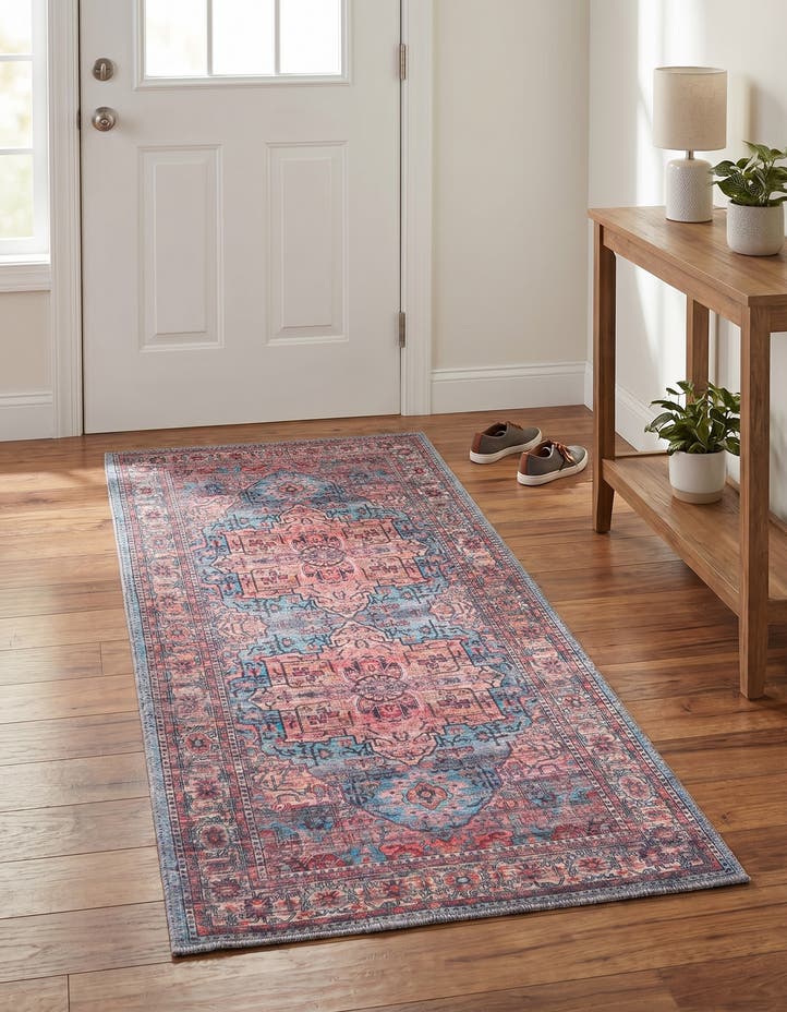 2' x 4' Washable Maahru Runner Rug