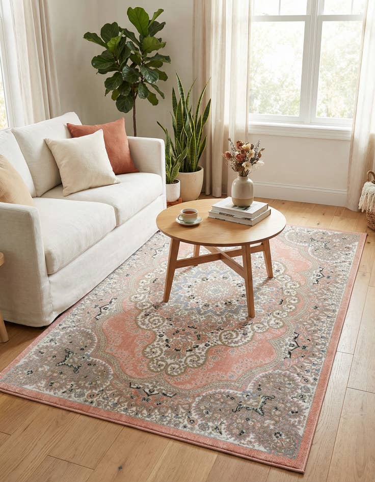 Detail image of 5' 3 x 8' Kamala Washable Rug