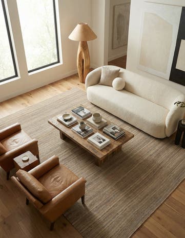 7' x 9' 8 Hand Woven Kilim Modern Wool Rug