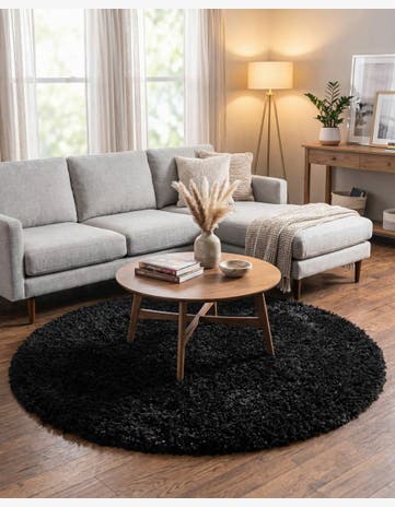 6' 7 x 6' 7 Infinity Shag Round Rug