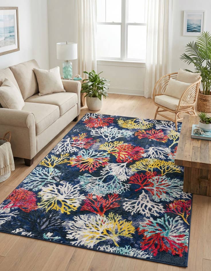 Detail image of 5' 3 x 8' Ariel Rug