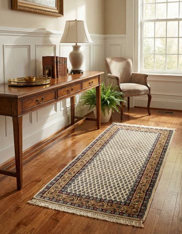 2' 5 x 4' 8 Hand Knotted Mir Wool Rug
