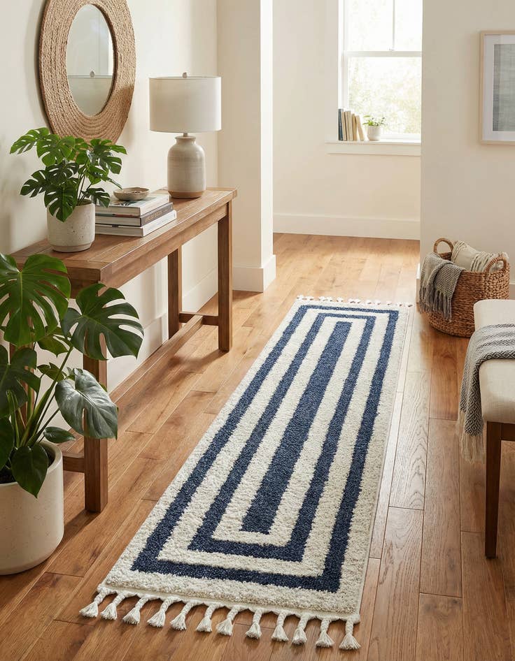 Detail image of 2' x 8' Boho Runner Rug