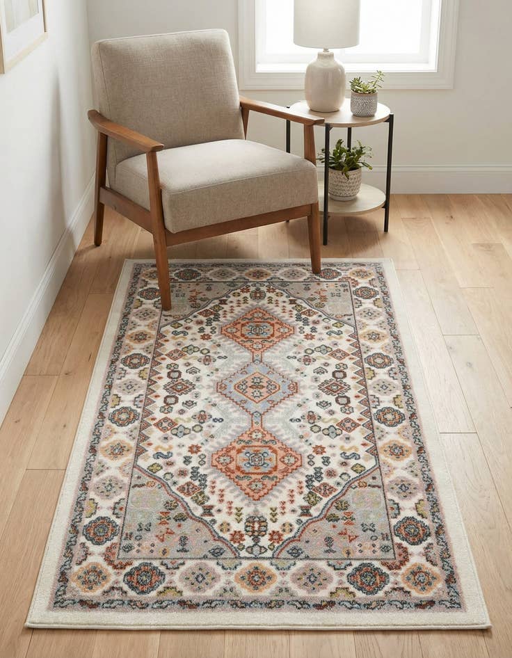 Detail image of 3' 3 x 5' 3 Kamala Washable Rug