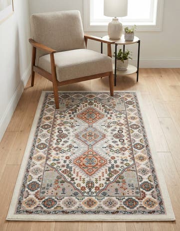 Ivory Kamala Washable Rug