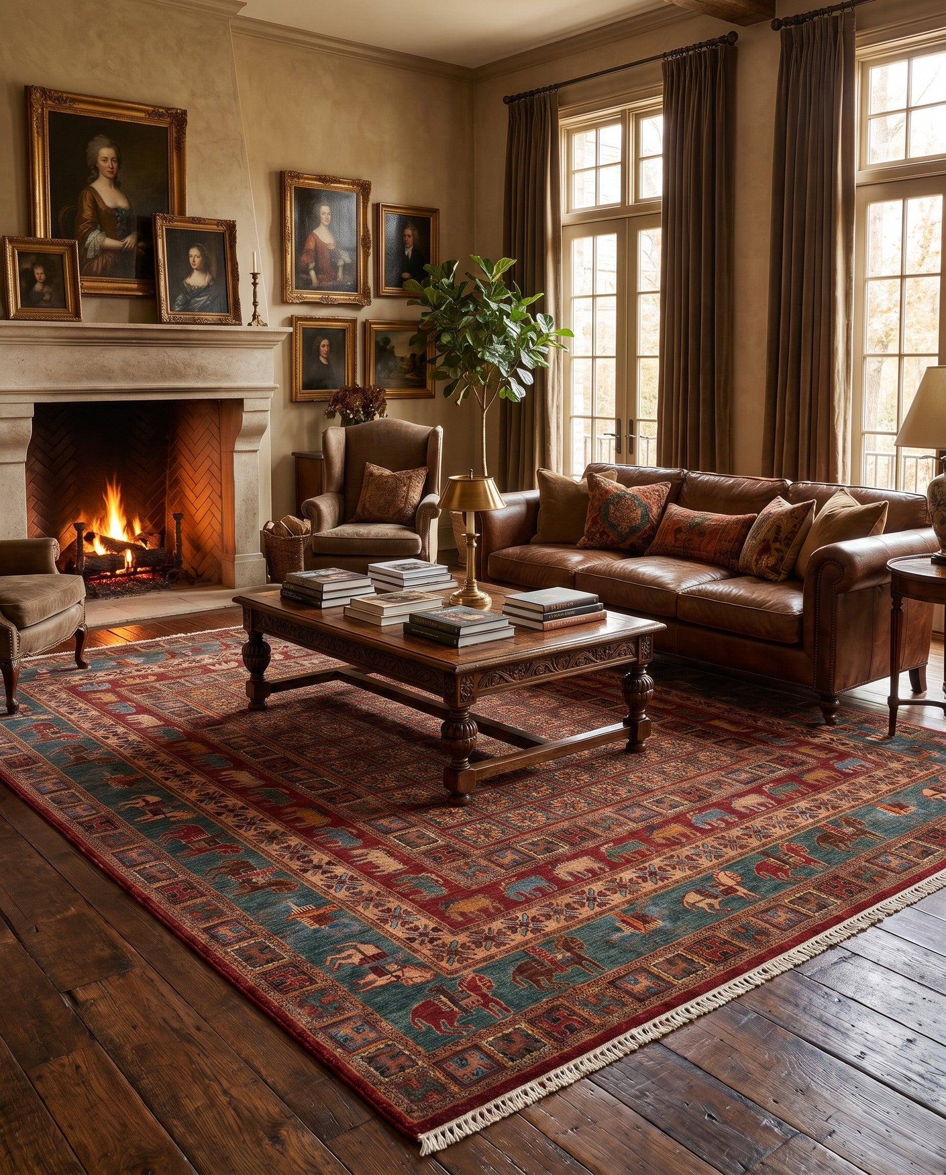 8' 2 x 9' 10 Hand Knotted Ariana Ziegler Rug